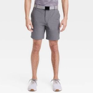All In Motion Golf Shorts 8" - Heather Gray